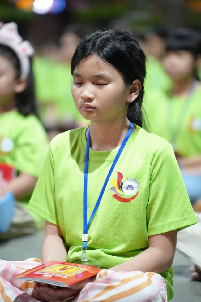 Khai khóa Khoá tu thiếu nhi– Xuất gia gieo duyên, chủ đề “Đóa hoa tâm”