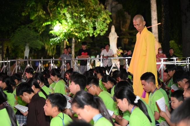 Khai khóa Khoá tu thiếu nhi– Xuất gia gieo duyên, chủ đề “Đóa hoa tâm”