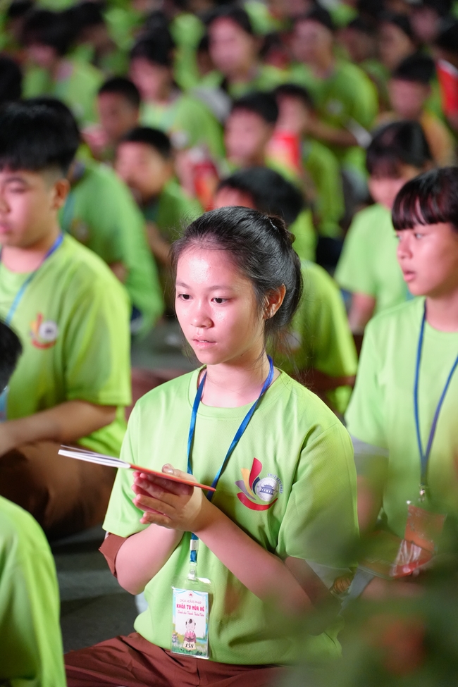 Khai khóa Khoá tu thiếu nhi– Xuất gia gieo duyên, chủ đề “Đóa hoa tâm”