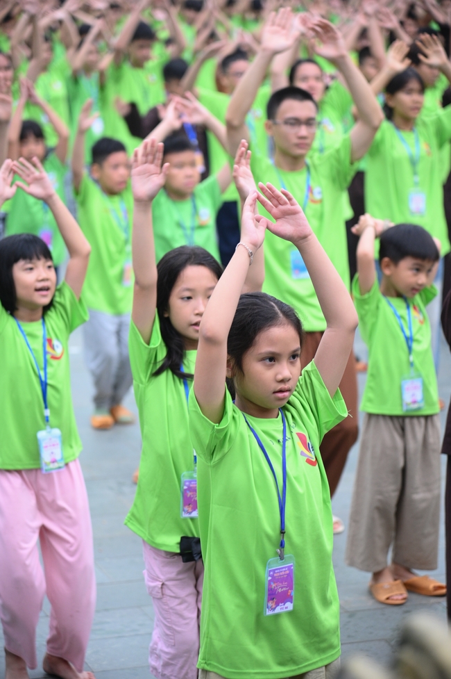 Khai khóa Khoá tu thiếu nhi– Xuất gia gieo duyên, chủ đề “Đóa hoa tâm”