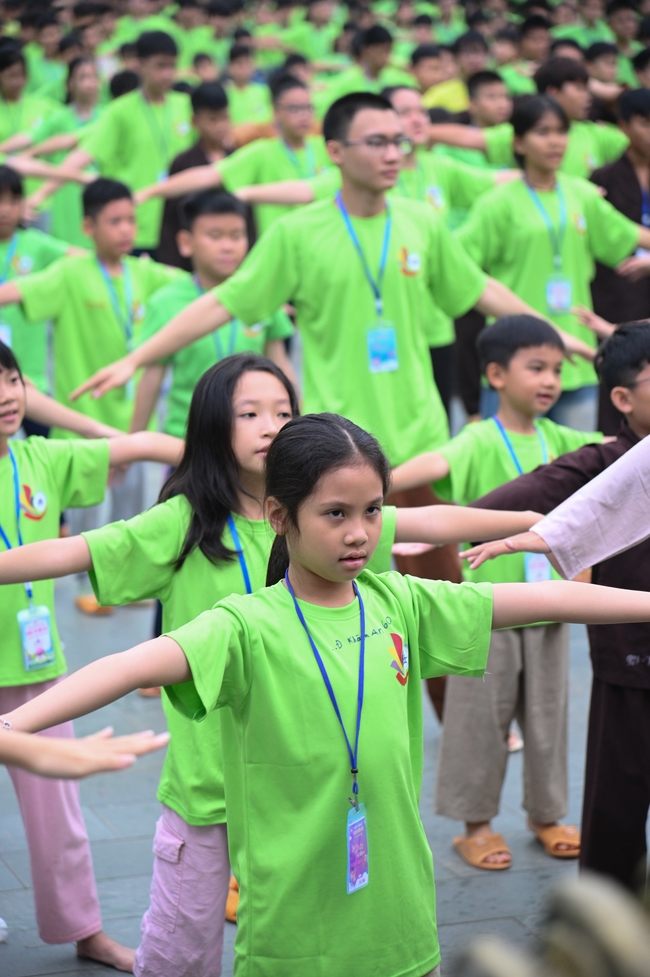 Khai khóa Khoá tu thiếu nhi– Xuất gia gieo duyên, chủ đề “Đóa hoa tâm”