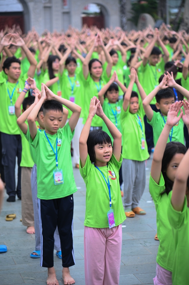 Khai khóa Khoá tu thiếu nhi– Xuất gia gieo duyên, chủ đề “Đóa hoa tâm”