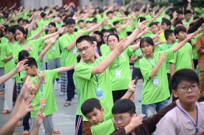 Khai khóa Khoá tu thiếu nhi– Xuất gia gieo duyên, chủ đề “Đóa hoa tâm”