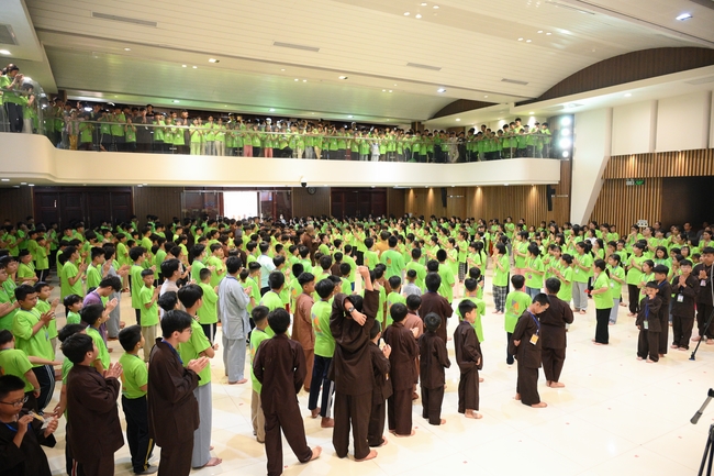 Khai khóa Khoá tu thiếu nhi– Xuất gia gieo duyên, chủ đề “Đóa hoa tâm”