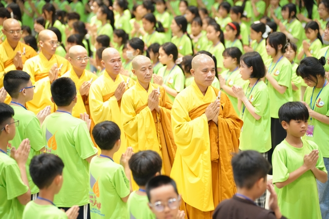 Khai khóa Khoá tu thiếu nhi– Xuất gia gieo duyên, chủ đề “Đóa hoa tâm”