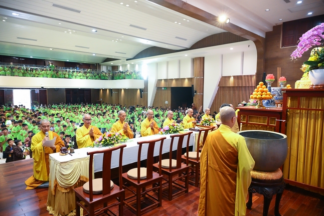 Khai khóa Khoá tu thiếu nhi– Xuất gia gieo duyên, chủ đề “Đóa hoa tâm”