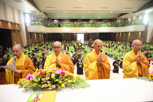 Khai khóa Khoá tu thiếu nhi– Xuất gia gieo duyên, chủ đề “Đóa hoa tâm”