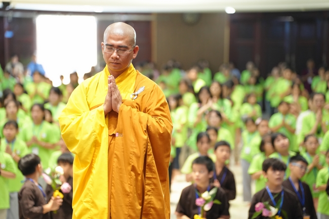 Khai khóa Khoá tu thiếu nhi– Xuất gia gieo duyên, chủ đề “Đóa hoa tâm”