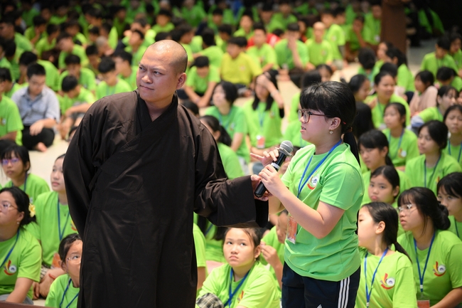 Ngày thứ 2 Khoá tu thiếu nhi – XGGD 2025 – Pháp thoại “Nhân quả” – Đại đức Thích Tâm Huỳnh