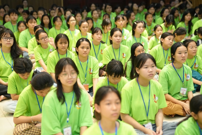 Ngày thứ 2 Khoá tu thiếu nhi – XGGD 2025 – Pháp thoại “Nhân quả” – Đại đức Thích Tâm Huỳnh