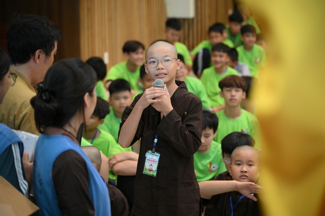 Ngày thứ 2 Khoá tu thiếu nhi – XGGD 2025 – Pháp thoại “Nhân quả” – Đại đức Thích Tâm Huỳnh