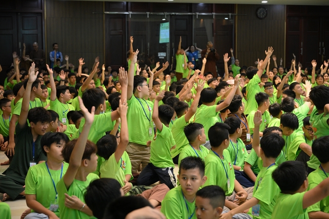 Ngày thứ 2 Khoá tu thiếu nhi – XGGD 2025 – Pháp thoại “Nhân quả” – Đại đức Thích Tâm Huỳnh