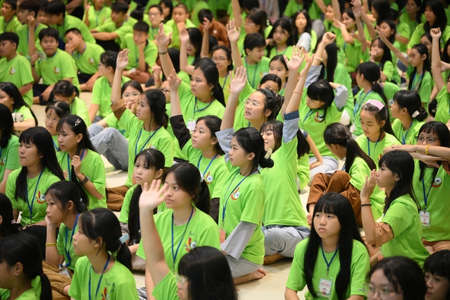 Ngày thứ 2 Khoá tu thiếu nhi – XGGD 2025 – Pháp thoại “Nhân quả” – Đại đức Thích Tâm Huỳnh