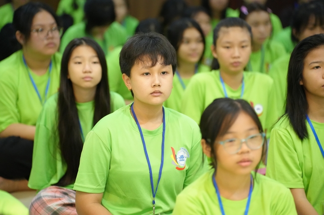 Ngày thứ 2 Khoá tu thiếu nhi – XGGD 2025 – Pháp thoại “Nhân quả” – Đại đức Thích Tâm Huỳnh