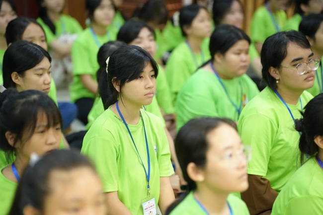 Ngày thứ 2 Khoá tu thiếu nhi – XGGD 2025 – Pháp thoại “Nhân quả” – Đại đức Thích Tâm Huỳnh