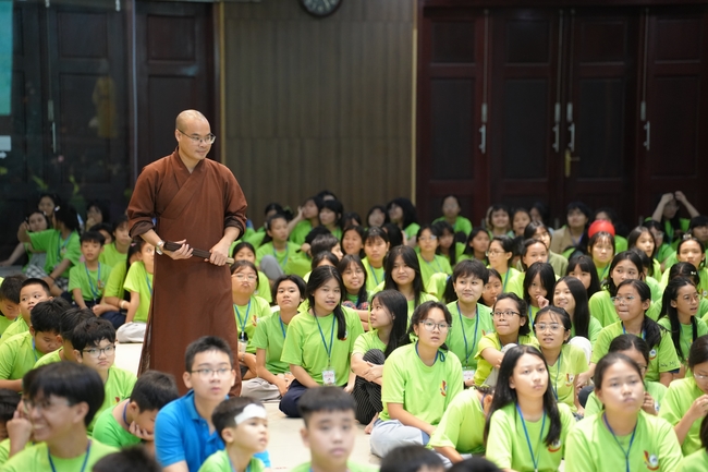 Ngày thứ 2 Khoá tu thiếu nhi – XGGD 2025 – Pháp thoại “Nhân quả” – Đại đức Thích Tâm Huỳnh