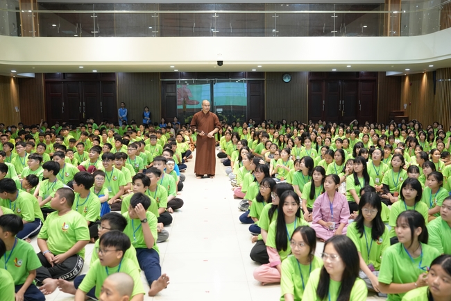 Ngày thứ 2 Khoá tu thiếu nhi – XGGD 2025 – Pháp thoại “Nhân quả” – Đại đức Thích Tâm Huỳnh