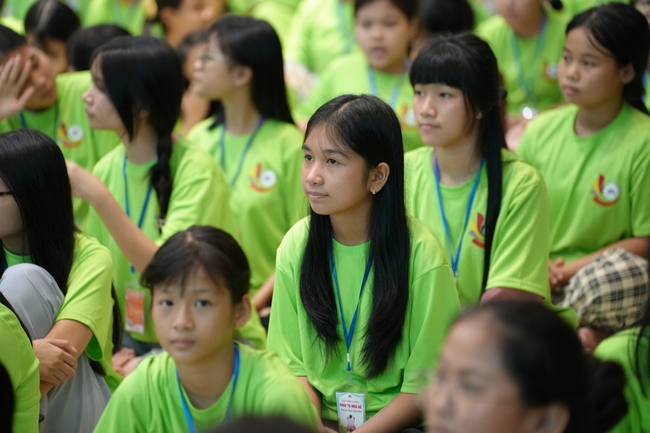 Ngày thứ 2 Khoá tu thiếu nhi – XGGD 2025 – Pháp thoại “Nhân quả” – Đại đức Thích Tâm Huỳnh