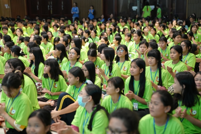 Ngày thứ 2 Khoá tu thiếu nhi – XGGD 2025 – Pháp thoại “Nhân quả” – Đại đức Thích Tâm Huỳnh