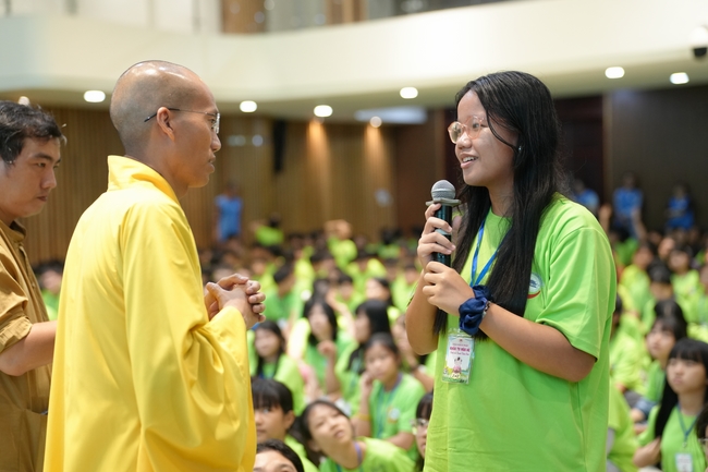 Ngày thứ 2 Khoá tu thiếu nhi – XGGD 2025 – Pháp thoại “Nhân quả” – Đại đức Thích Tâm Huỳnh