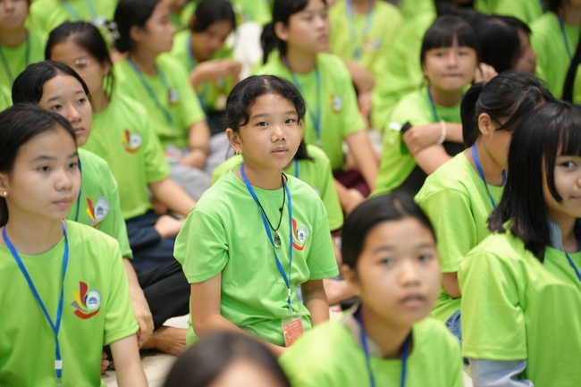 Ngày thứ 2 Khoá tu thiếu nhi – XGGD 2025 – Pháp thoại “Nhân quả” – Đại đức Thích Tâm Huỳnh