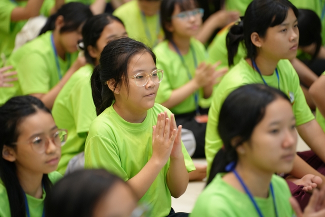 Ngày thứ 2 Khoá tu thiếu nhi – XGGD 2025 – Pháp thoại “Nhân quả” – Đại đức Thích Tâm Huỳnh