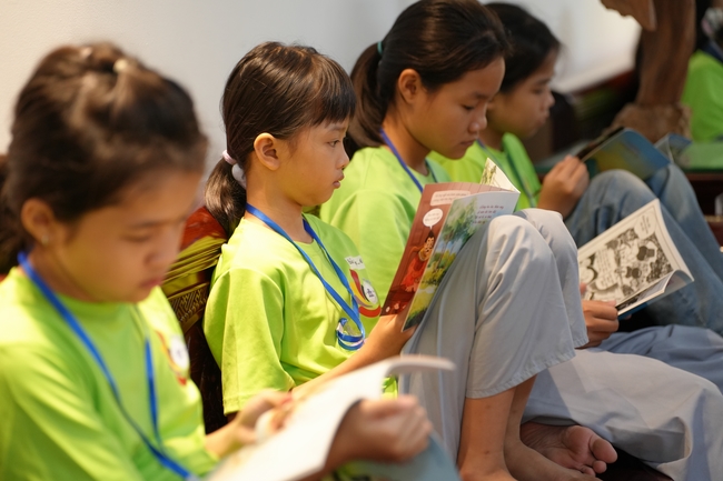 Ngày thứ 2 Khoá tu thiếu nhi – XGGD 2025 – Pháp thoại “Nhân quả” – Đại đức Thích Tâm Huỳnh