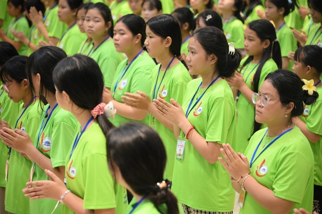 Ngày thứ 2 Khoá tu thiếu nhi – XGGD 2025 – Pháp thoại “Nhân quả” – Đại đức Thích Tâm Huỳnh