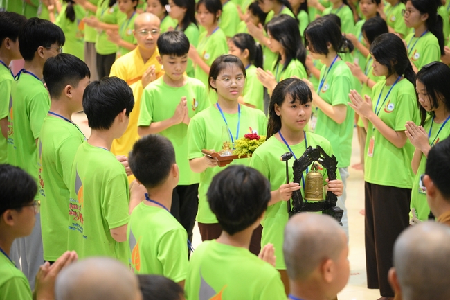 Ngày thứ 2 Khoá tu thiếu nhi – XGGD 2025 – Pháp thoại “Nhân quả” – Đại đức Thích Tâm Huỳnh