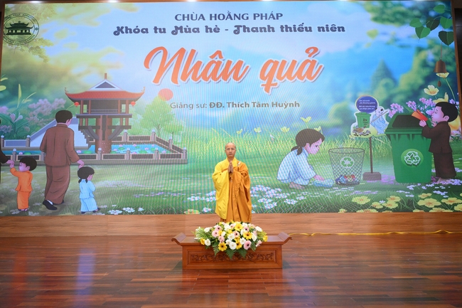 Ngày thứ 2 Khoá tu thiếu nhi – XGGD 2025 – Pháp thoại “Nhân quả” – Đại đức Thích Tâm Huỳnh