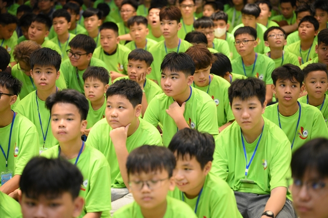 Ngày thứ 2 Khoá tu thiếu nhi – XGGD 2025 – Pháp thoại “Nhân quả” – Đại đức Thích Tâm Huỳnh