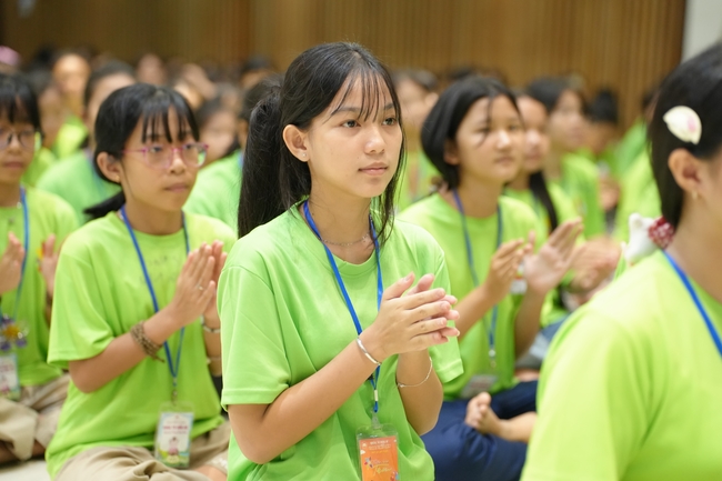 Ngày thứ 2 Khoá tu thiếu nhi – XGGD 2025 – Pháp thoại “Nhân quả” – Đại đức Thích Tâm Huỳnh