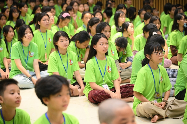 Ngày thứ 2 Khoá tu thiếu nhi – XGGD 2025 – Pháp thoại “Nhân quả” – Đại đức Thích Tâm Huỳnh