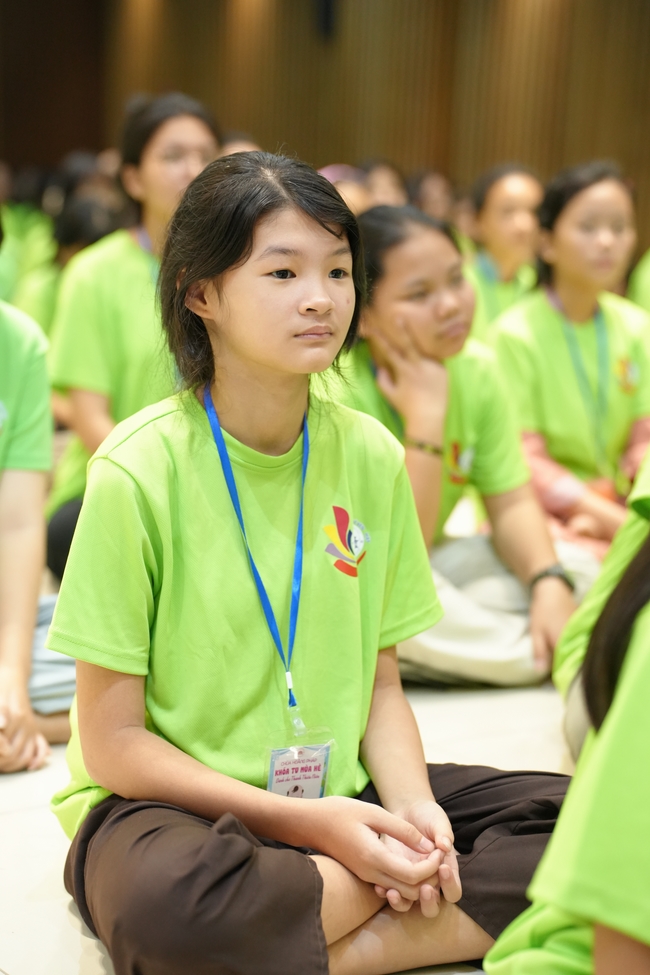 Ngày thứ 2 Khoá tu thiếu nhi – XGGD 2025 – Pháp thoại “Nhân quả” – Đại đức Thích Tâm Huỳnh