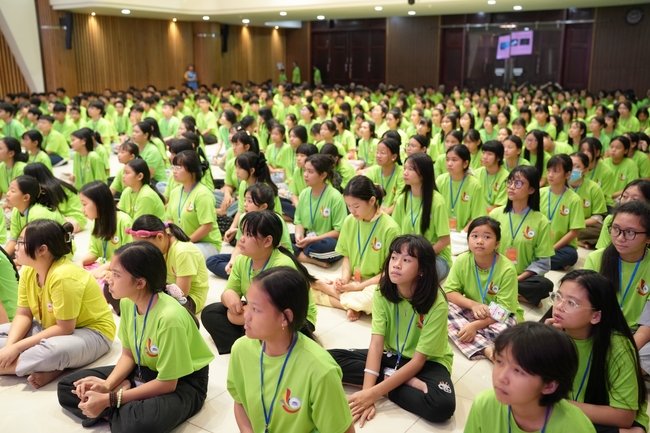 Ngày thứ 2 Khoá tu thiếu nhi – XGGD 2025 – Pháp thoại “Nhân quả” – Đại đức Thích Tâm Huỳnh