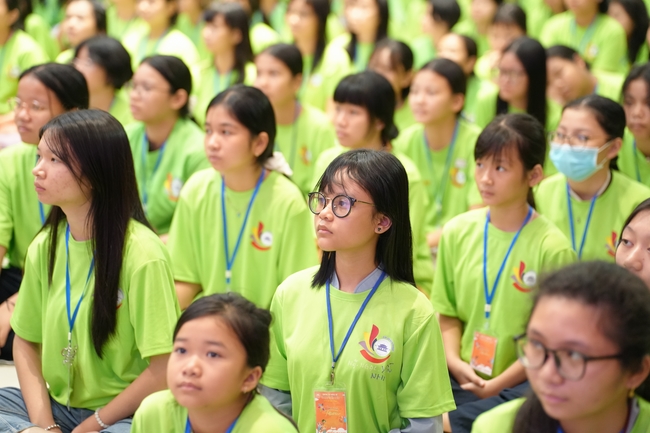 Ngày thứ 2 Khoá tu thiếu nhi – XGGD 2025 – Pháp thoại “Nhân quả” – Đại đức Thích Tâm Huỳnh