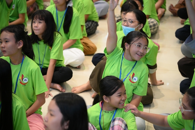 Ngày thứ 2 Khoá tu thiếu nhi – XGGD 2025 – Pháp thoại “Nhân quả” – Đại đức Thích Tâm Huỳnh