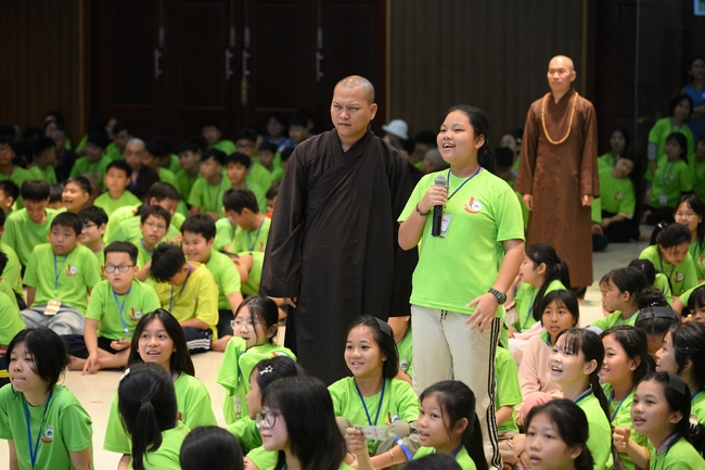 Ngày thứ 2 Khoá tu thiếu nhi – XGGD 2025 – Pháp thoại “Nhân quả” – Đại đức Thích Tâm Huỳnh