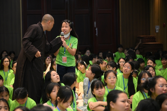 Ngày thứ 2 Khoá tu thiếu nhi – XGGD 2025 – Pháp thoại “Nhân quả” – Đại đức Thích Tâm Huỳnh