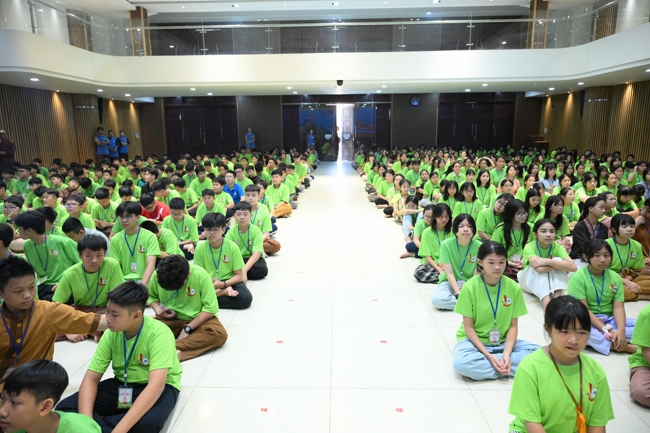 Ngày thứ 4 Khoá tu thiếu nhi – XGGD 2025 – Pháp thoại “Nguyện làm người con Phật”