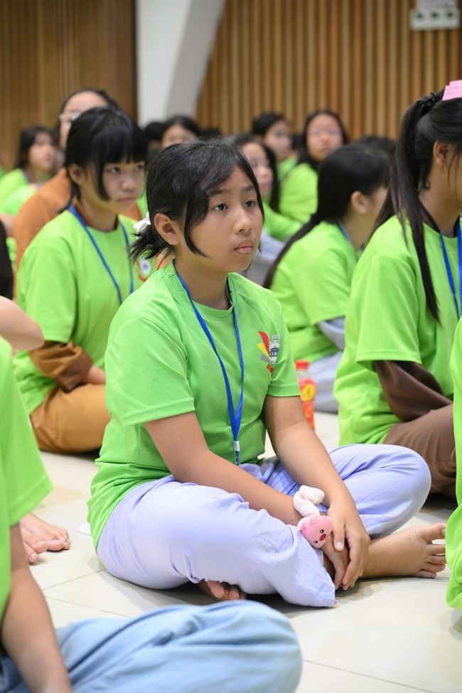 Ngày thứ 4 Khoá tu thiếu nhi – XGGD 2025 – Pháp thoại “Nguyện làm người con Phật”