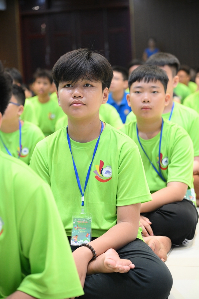 Ngày thứ 4 Khoá tu thiếu nhi – XGGD 2025 – Pháp thoại “Nguyện làm người con Phật”