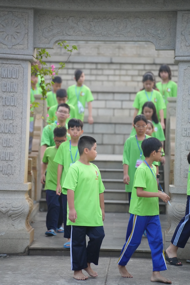 Ngày thứ 4 Khoá tu thiếu nhi – XGGD 2025 – Pháp thoại “Nguyện làm người con Phật”