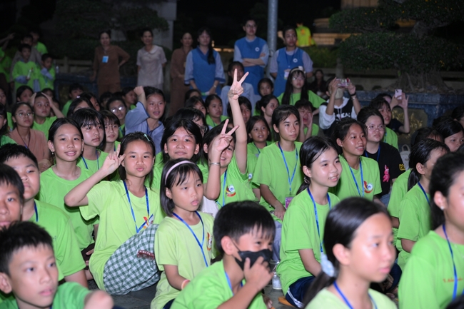 Ngày thứ 4 Khoá tu thiếu nhi – XGGD 2025 – Pháp thoại “Nguyện làm người con Phật”