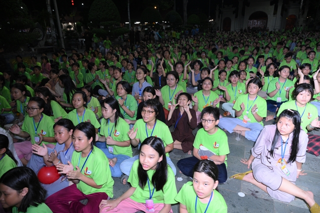 Ngày thứ 4 Khoá tu thiếu nhi – XGGD 2025 – Pháp thoại “Nguyện làm người con Phật”