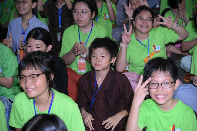 Ngày thứ 4 Khoá tu thiếu nhi – XGGD 2025 – Pháp thoại “Nguyện làm người con Phật”