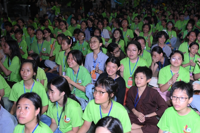 Ngày thứ 4 Khoá tu thiếu nhi – XGGD 2025 – Pháp thoại “Nguyện làm người con Phật”