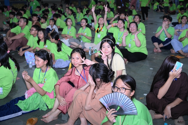 Ngày thứ 4 Khoá tu thiếu nhi – XGGD 2025 – Pháp thoại “Nguyện làm người con Phật”