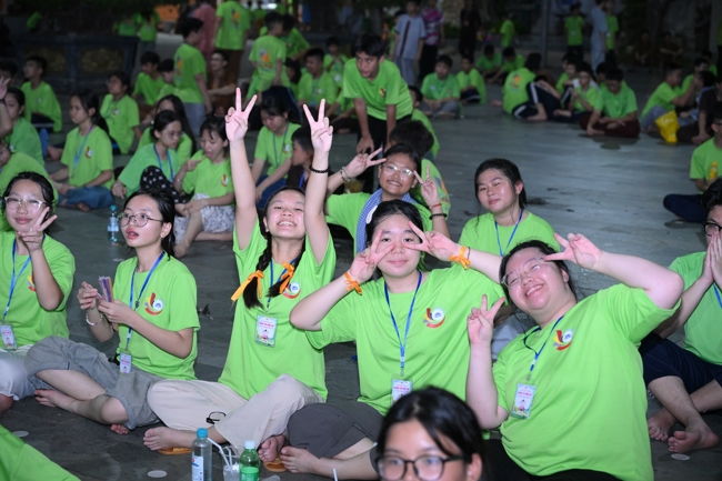 Ngày thứ 4 Khoá tu thiếu nhi – XGGD 2025 – Pháp thoại “Nguyện làm người con Phật”