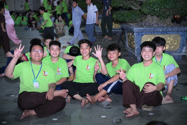 Ngày thứ 4 Khoá tu thiếu nhi – XGGD 2025 – Pháp thoại “Nguyện làm người con Phật”